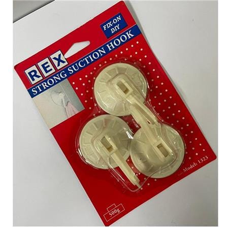REX STRONG SUCTION HOOK 1323 WHITE