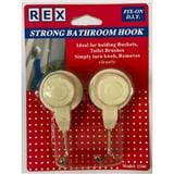 REX STRONG BATHROOM HOOK 1540 WHITE