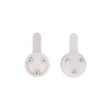 REX HANDY HARDWALL HOOKS 7001 WHITE