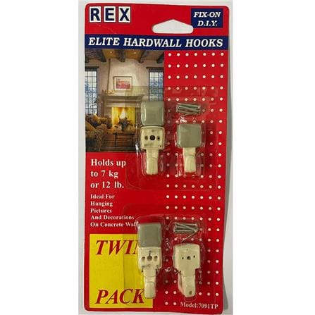 REX ELITE HARDWALL HOOK 7091 WHITE