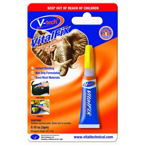 V-TECH VITALFIX SUPER GLUE GEL VT-115 3GM EACH