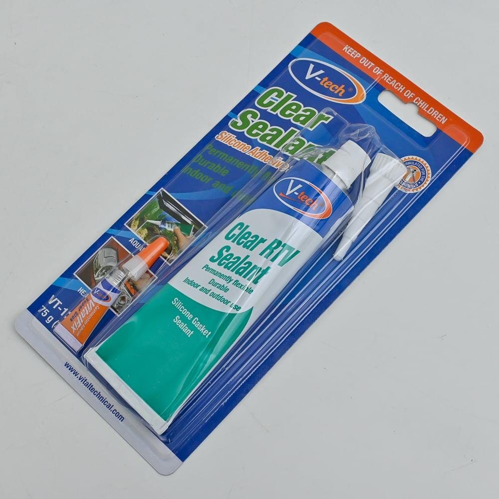 V-TECH CLEAR SILICONE SEALANT VT-130B1 75G
