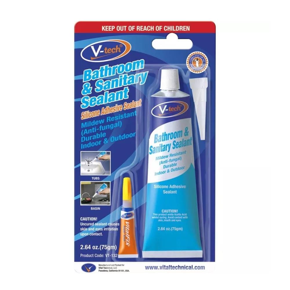 V-TECH BATHROOM & SANITARY SEALANT VT-132B1 75GM
