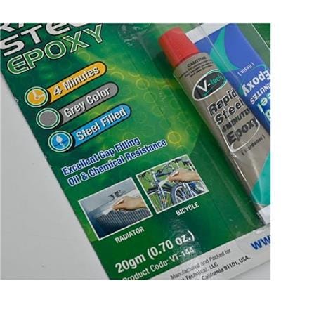 V-TECH VT-140B1  STEEL EPOXY 4 MINUTES BLACK