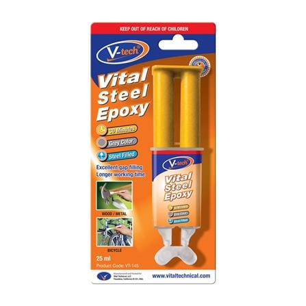 V-TECH VITAL STEEL EPOXY VT-145 BLACK