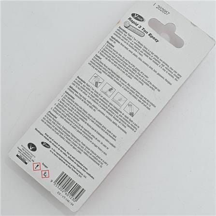 V-TECH RAPID 3 TON 4 MINUTES EPOXY VT-148 6ML CLEAR