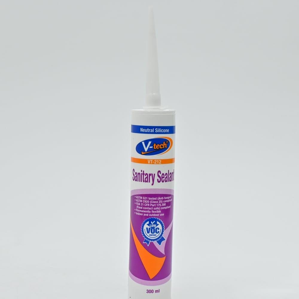 V-TECH SANITARY SEALANT VT-212 WHITE 300ML