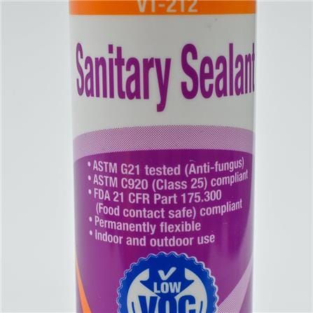 V-TECH SANITARY SEALANT VT-212 WHITE 300ML