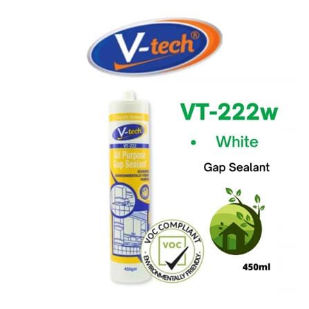 V-TECH ACRYLIC SEALANT VT-222W WHITE