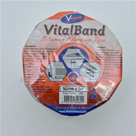 V-TECH VITALBAND FLASHING TAPE VT-420503 2INCH X 3METER
