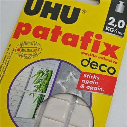 UHU PATAFIX HOMEDECO GLUE PADS 32 PCS WHITE