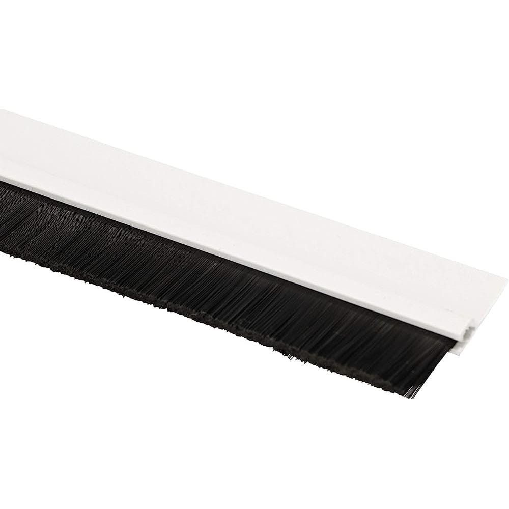 HAFELE PLASTIC POLY DOOR BRUSH SEAL 489.97.700 100CM WHITE