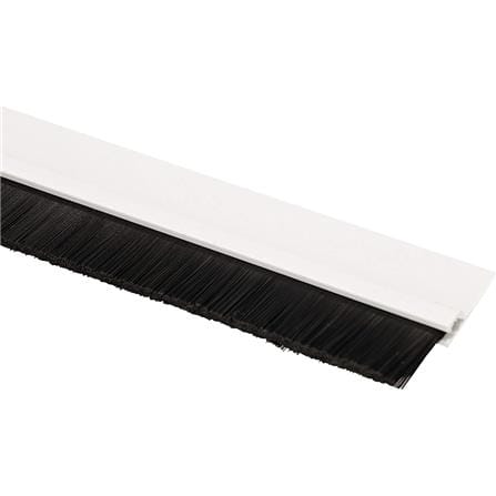 HAFELE PLASTIC POLY DOOR BRUSH SEAL 489.97.700 100CM WHITE