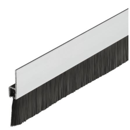 HAFELE ALUMINIUM BRUSH DOOR SEAL 100CM 489.97.902