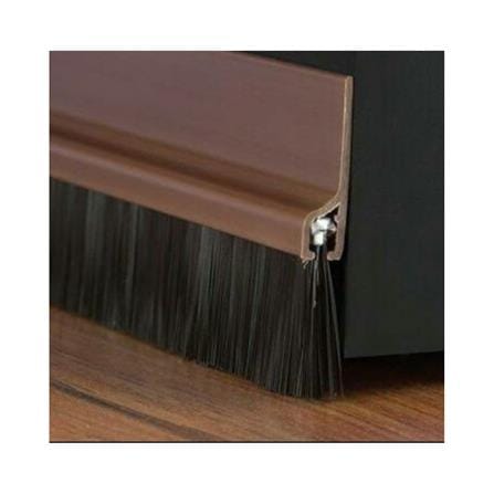 HAFELE ALUMINIUM DOOR BRUSH SEAL 100CM BROWN