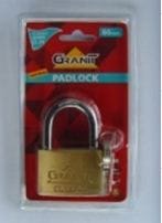 GERE PADLOCK SINGLE CL5460 60MM BRASS 1 EACH
