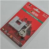 GERE PADLOCK SINGLE CL9150 50MM CHROME 1 EACH