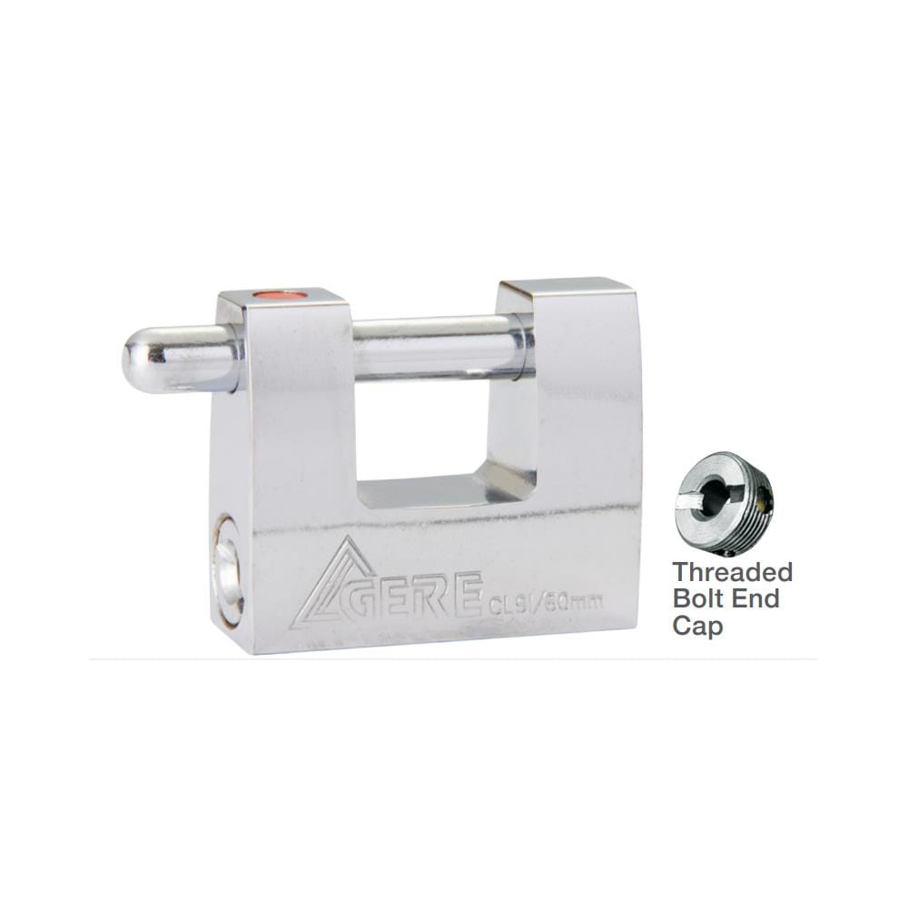 GERE KEYED ALIKE PADLOCK SET CL91503KA 50MM CHROME 3 EACH