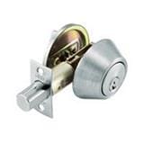 GERE SINGLE DEADBOLT G3101-M26D 60-70MM SATIN CHROME