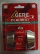 GERE DOUBLE DEADBOLT G3102-M26D SATIN CHROME