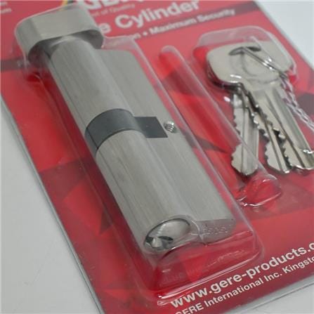 GERE PROFILE CYLINDER GC801S-M26D 80MM CHROME
