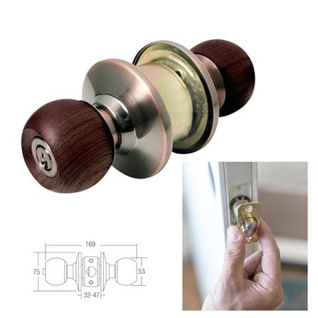 ST.GUCHI ENTRANCE KNOB C-3100 ANTIQUE COPPER