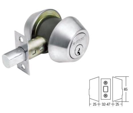 ST.GUCHI DOUBLE DEADBOLT D-292 ANTIQUE COPPER