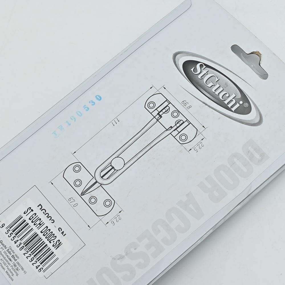 ST.GUCHI DOOR GUARD DG002 SATIN NICKEL