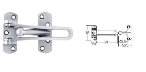 ST.GUCHI DOOR GUARD DG002 SATIN NICKEL