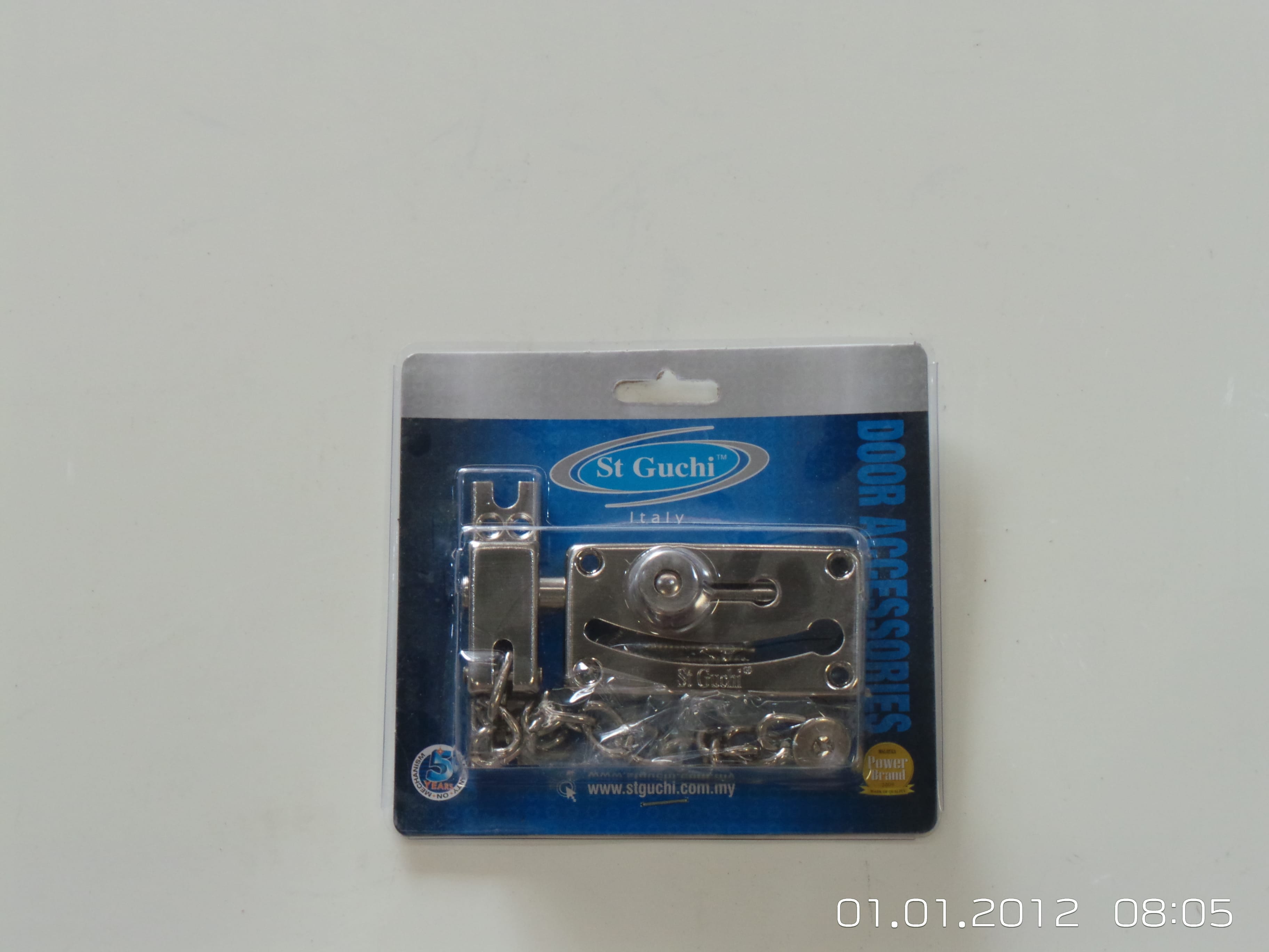 ST.GUCHI DOOR BOLT & CHAIN SGDG-216 STAINLESS STEEL