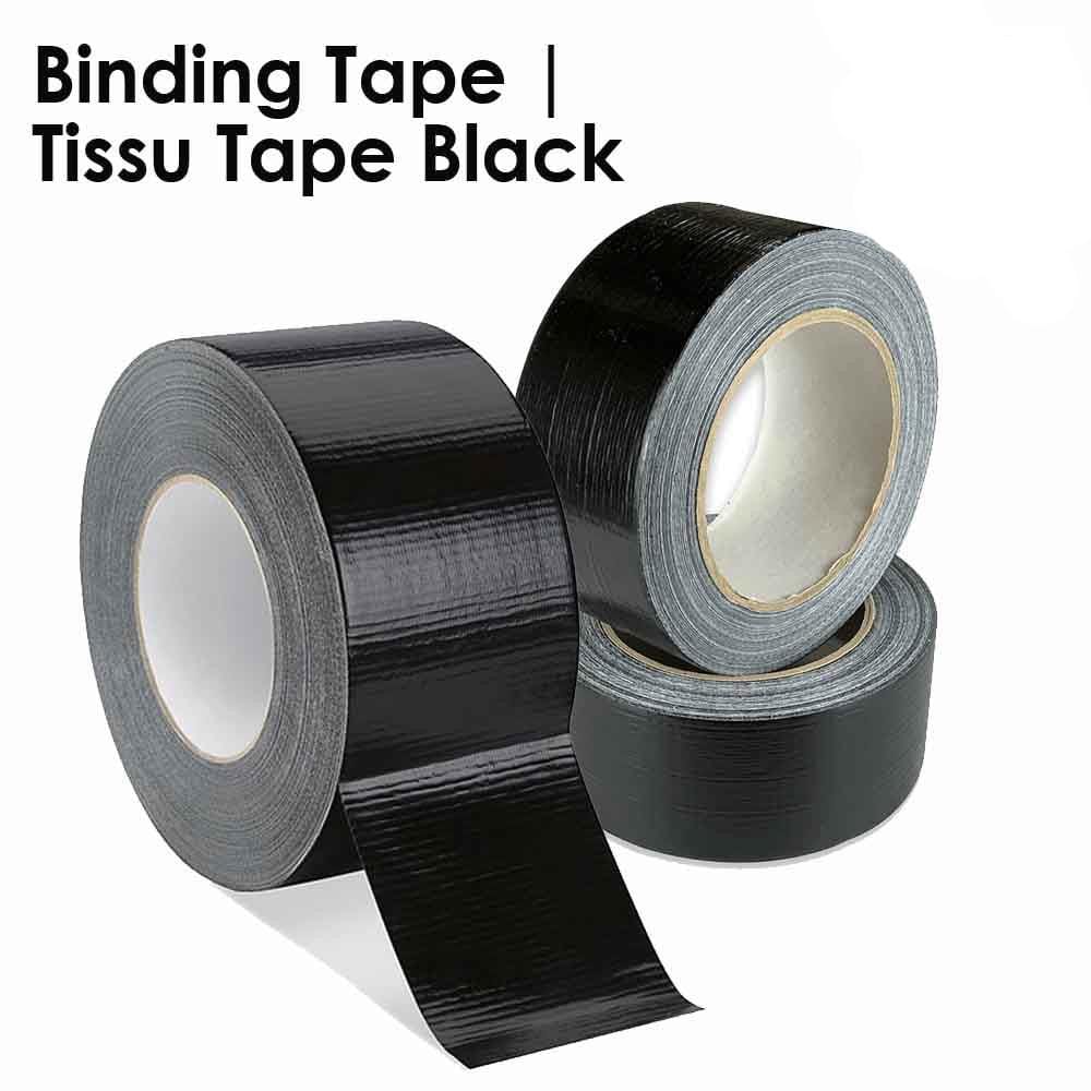 KIPS BINDING CLOTH TAPE 24MM X 10 YARDS BLACK