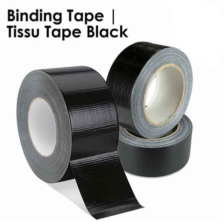 KIPS BINDING CLOTH TAPE 24MM X 10 YARDS BLACK