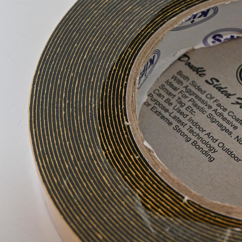 KIPS DOUBLE SIDED FOAM TAPE EVA 18MM X 10YARDS