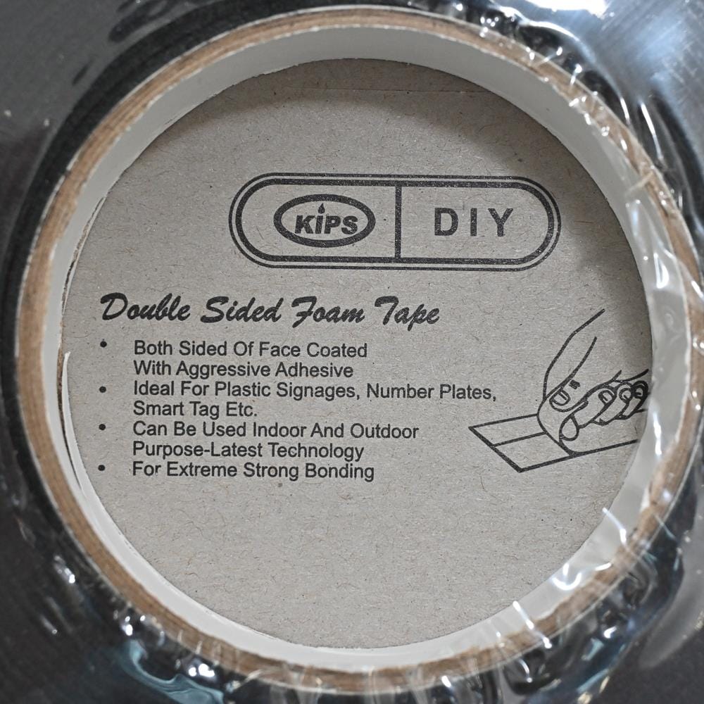 KIPS DOUBLE SIDED FOAM TAPE EVA 24MM X 10YARDS