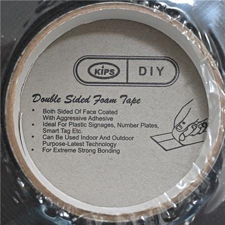 KIPS DOUBLE SIDED FOAM TAPE EVA 24MM X 10YARDS