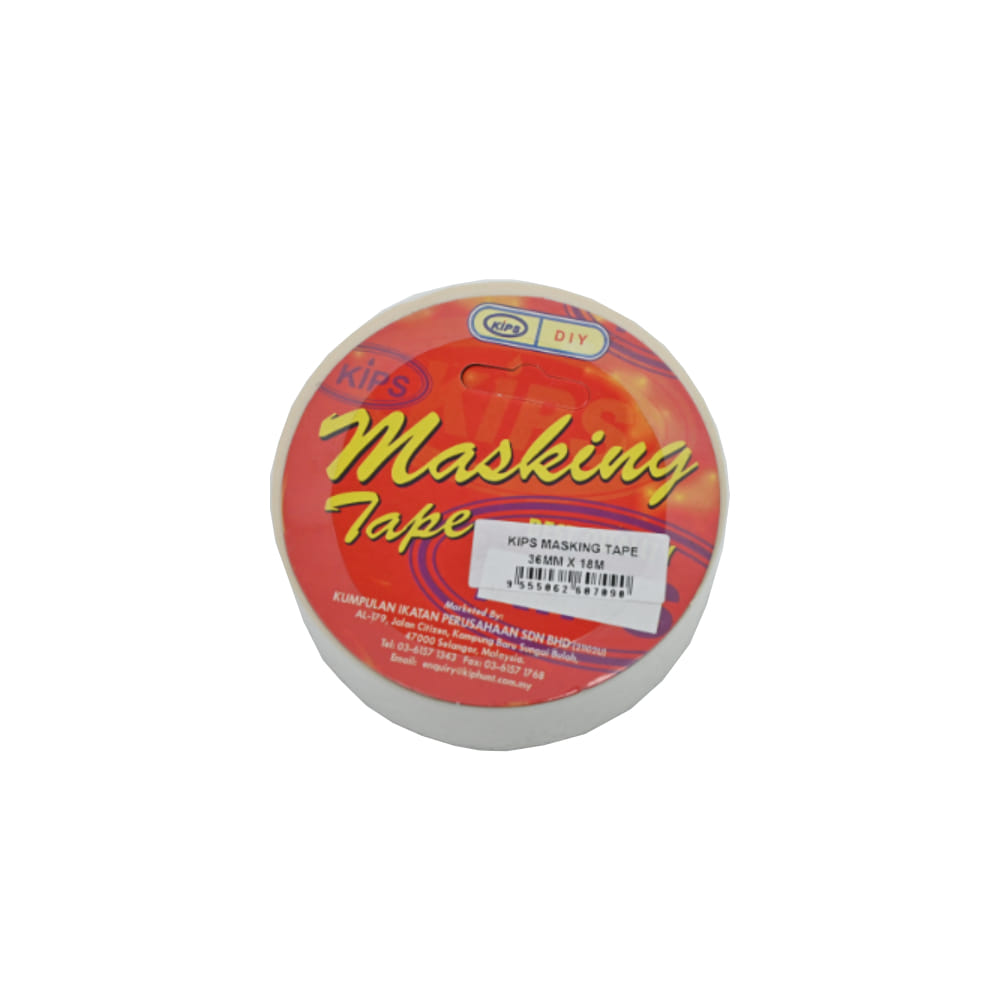 KIPS MASKING TAPE 36MM 18M