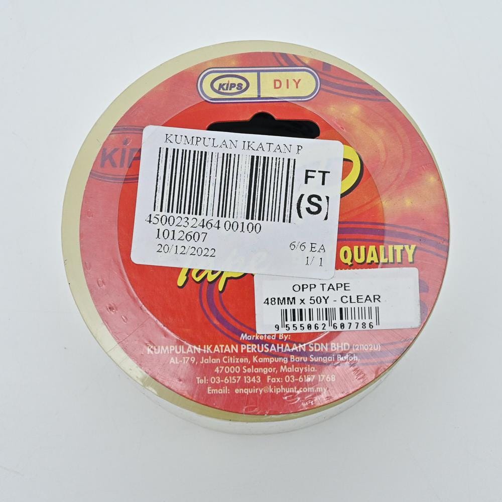 KIPS OPP CLEAR TAPE 48MM 50Y
