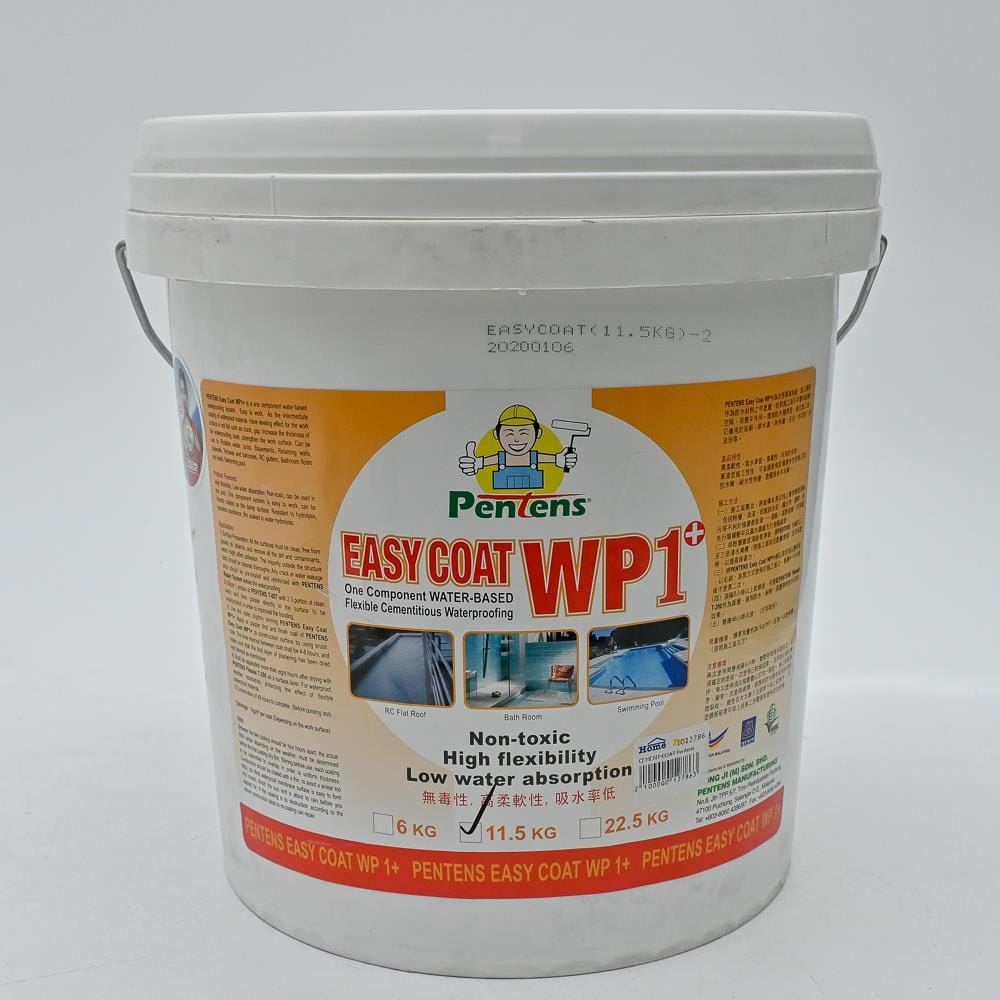 PENTENS CEMENT COAT EASYCOAT WP1+ CEMENTITIOUS WATERPROOFING 11.5KG