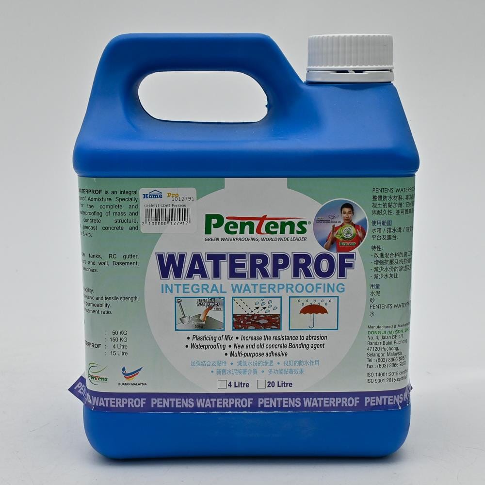 PENTENS WATERPROF ADMIXTURE 4L