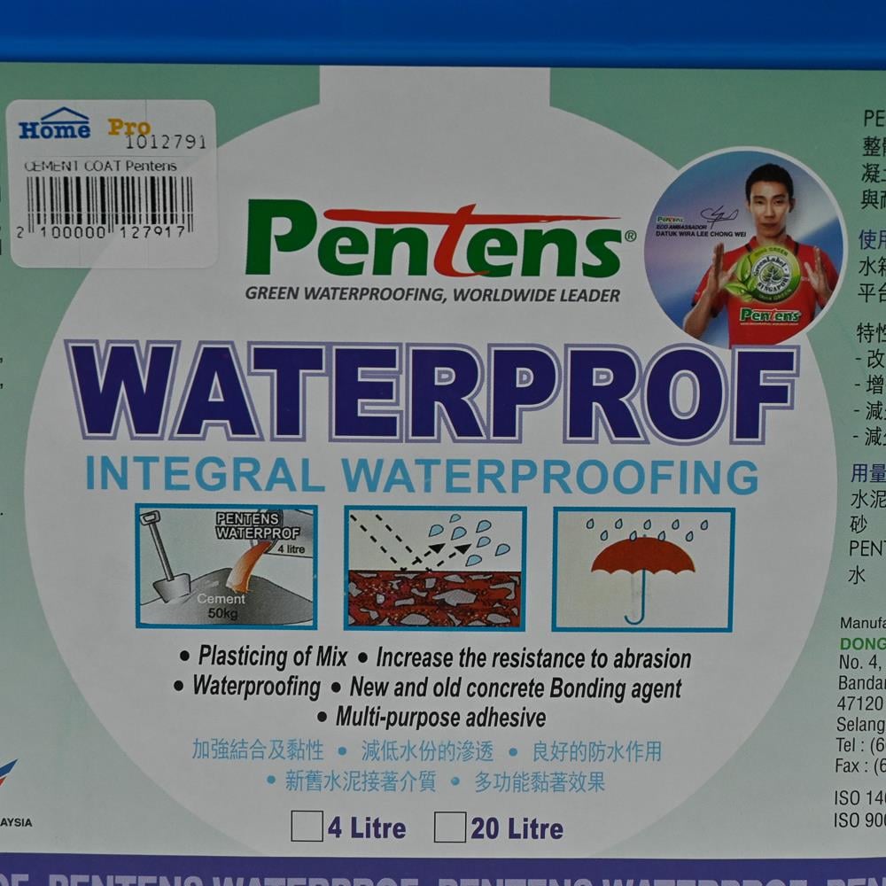 PENTENS WATERPROF ADMIXTURE 4L