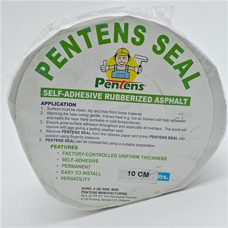 PENTENS SEAL SELF-ADHESIVE RUBBERIZED ASPHALT 100MM SILVER