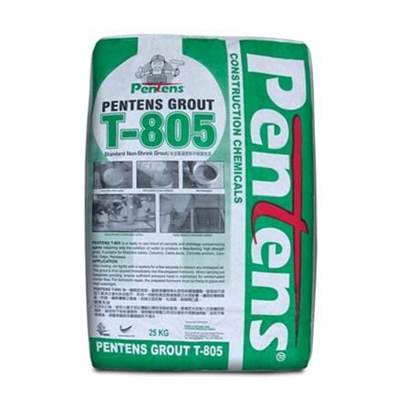 PENTENS NON-SHRINK GROUT T-805 25KG GREY