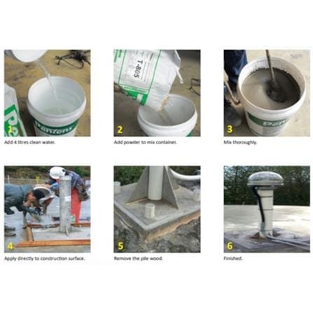 PENTENS NON-SHRINK GROUT T-805 25KG GREY