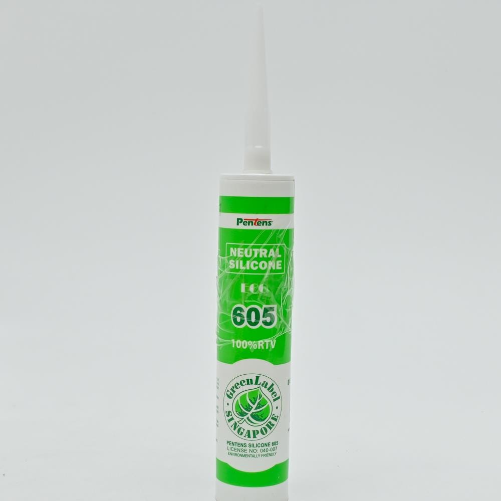 PENTENS 605 NEUTRAL CURE SILICONE SEALANT 300ML WHITE
