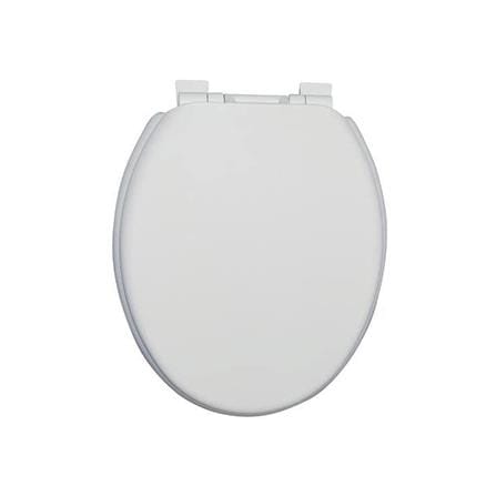 SERICITE PLASTIC TOILET SEAT HDS&C WHITE