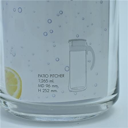 OCEAM PATIO PITCHER GLASS 1.3L OC-5V18344-B