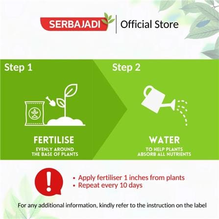 BAJA SERBAJADI PLANT FOOD MORE BLOOM FLOWERING INDUCER 55-400G
