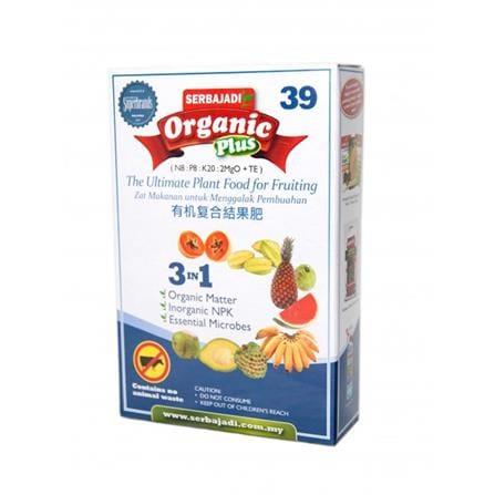 ORGANIC PLUS FRUITING SB F39 750 GM