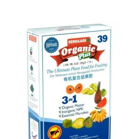 ORGANIC PLUS FRUITING SB F39 750 GM