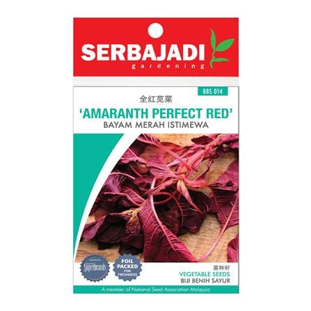 BAJA SERBAJADI AMARANTH PERFECT RED VEGETABLE SEED BBS014 1GM